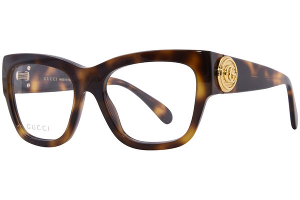  Gucci GG1410O Eyeglasses Women's Full Rim Square Shape 