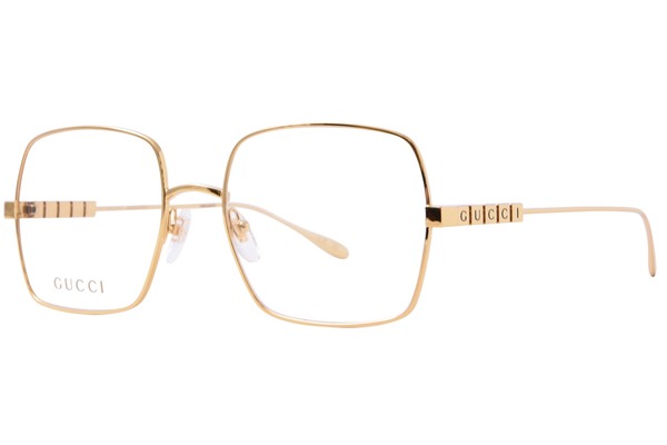  Gucci GG1434O Eyeglasses Women's Full Rim Square Shape 