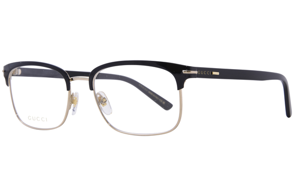 Gucci GG1448O Eyeglasses Men's Full Rim Rectangle Shape