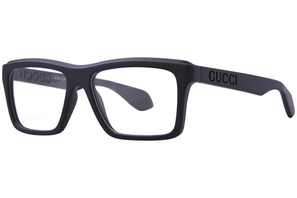  Gucci GG1573O Eyeglasses Men's Full Rim Rectangle Shape 