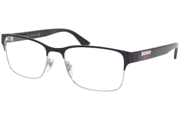  Gucci GG0750O Eyeglasses Men's Full Rim Rectangular Shape 