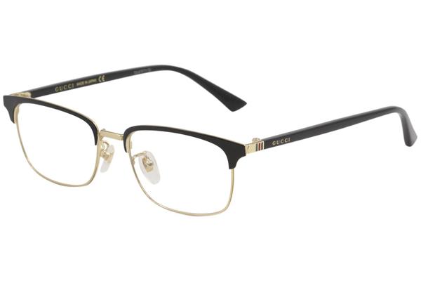  Gucci Men's Eyeglasses GG0131O GG/0131/O Full Rim Optical Frame 