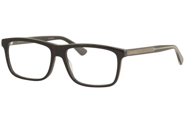  Gucci Men's Eyeglasses GG0384O GG/0384/O Full Rim Optical Frame 