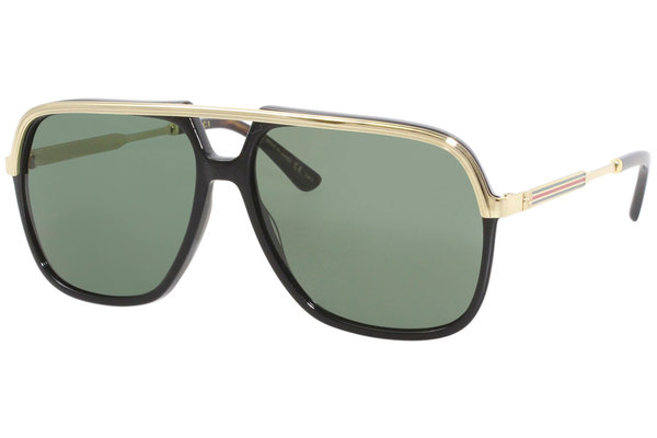  Gucci Men's GG0200S GG/0200/S Fashion Pilot Sunglasses 