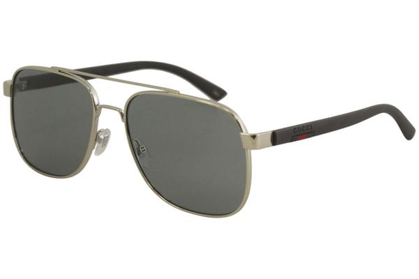  Gucci Men's GG0422S GG/0422/S Fashion Pilot Sunglasses 