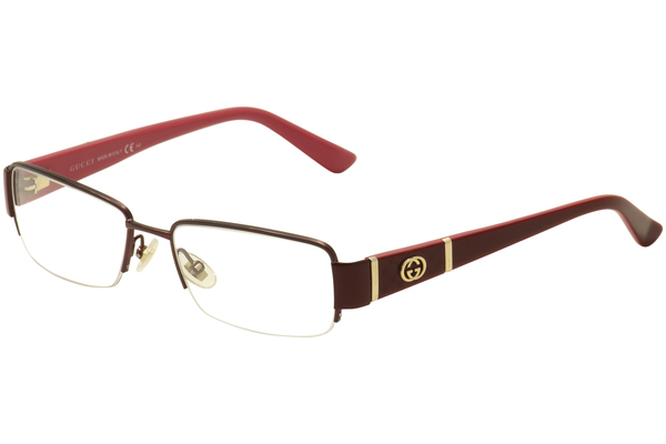  Gucci Women's Eyeglasses GG2878 GG/2878 Half Rim Optical Frame 