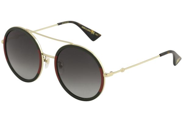  Gucci Women's GG0061S GG/0061/S Round Sunglasses 