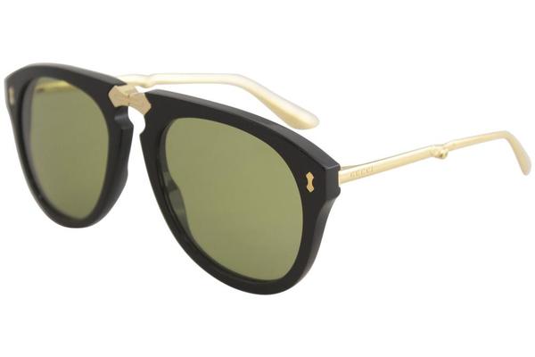  Gucci Women's GG0305S Fashion Pilot Folding Sunglasses 