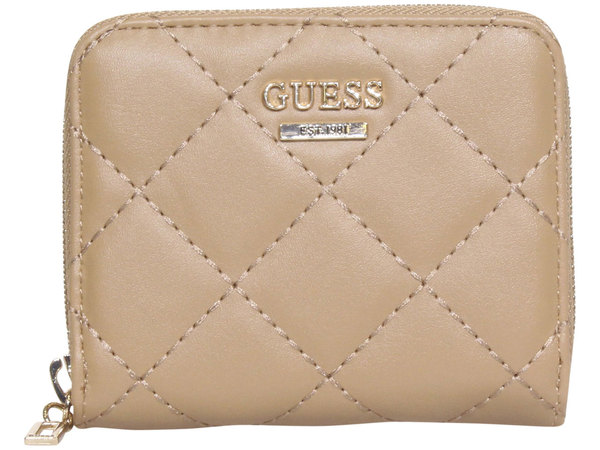 Guess Cessily Card Wallet - Women's Bags in Mocha Multi