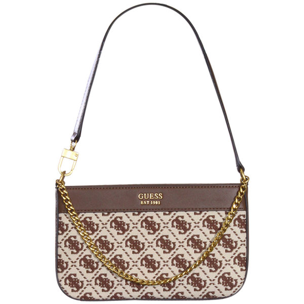 GUESS Rea Mini Monogram Camera Crossbody with Removable Pouch