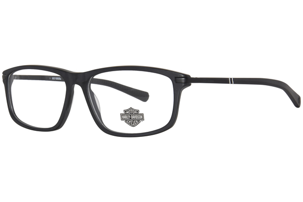  Harley Davidson HD0980 Eyeglasses Men's Full Rim Rectangle Shape 