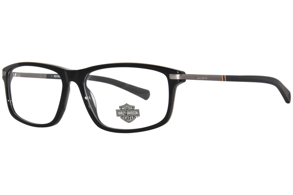  Harley Davidson HD0980 Eyeglasses Men's Full Rim Rectangle Shape 