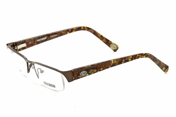  Harley Davidson Men's Eyeglasses HD412 HD/412 Half Rim Optical Frame 