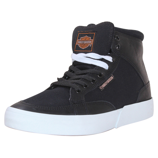  Harley-Davidson Men's Rosemont Sneakers Lace Up Canvas High-Top Shoes 