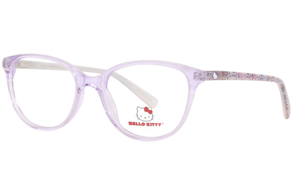  Hello Kitty HK350 Eyeglasses Girl's Full Rim Oval Shape 