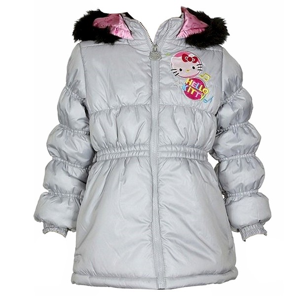 Hello Kitty Infant/Toddler Girl's HK031 Puffer Hooded Winter Jacket