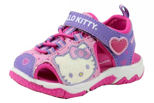  Hello Kitty Toddler Girl's HK Lil Violet AR5021 Fashion Sandal Shoes 