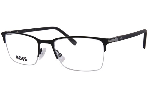  Hugo Boss 1007/IT Eyeglasses Men's Semi Rim Rectangle Shape 