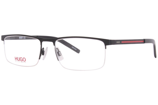  Hugo Boss HG1117 Eyeglasses Men's Semi Rim Rectangle Shape 