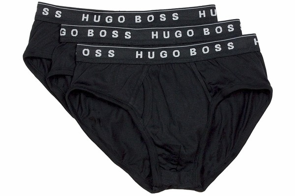 Hugo Boss Men's 3-Pair 100% Cotton Traditional BM Brief Underwear ...