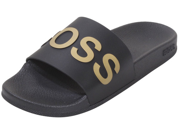 Hugo Boss Men s Bay Slides Sandals Shoes Black Sz. 10 50425152 JoyLot