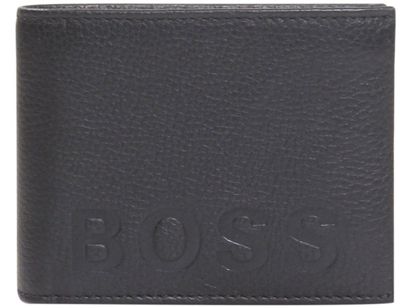 Hugo Boss Men's Bold Wallet Genuine Leather Logo Bi-Fold