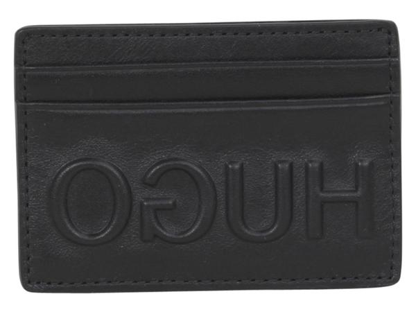 Hugo Boss Men's Bolster Genuine Leather Card Holder Wallet 