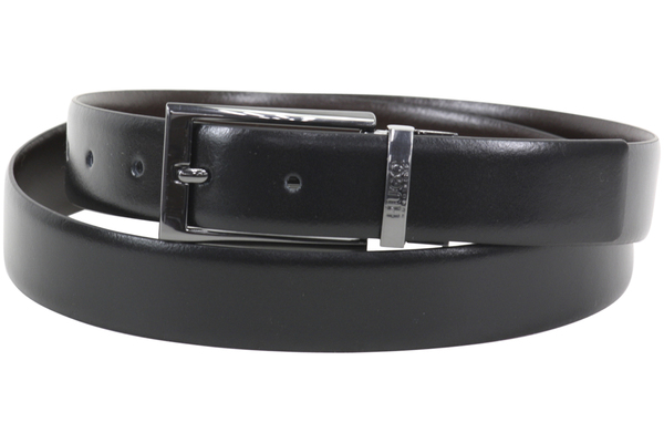 Hugo Boss Men's Elvio-U Reversible Belt Genuine Leather