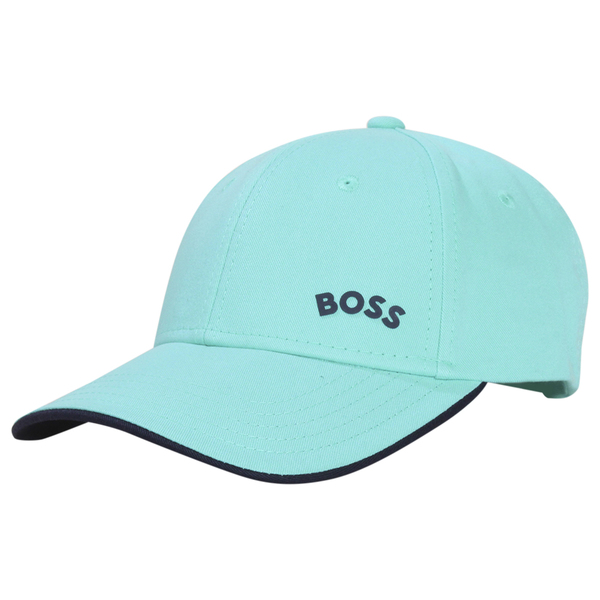 Hugo Boss Mens Cap-Bold-Curved Open Hat(One Cap Baseball Green Strapback Size)