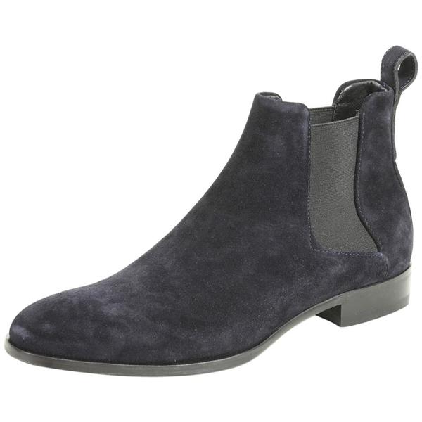  Hugo Boss Men's Cult Suede Leather Chelsea Boots Shoes 