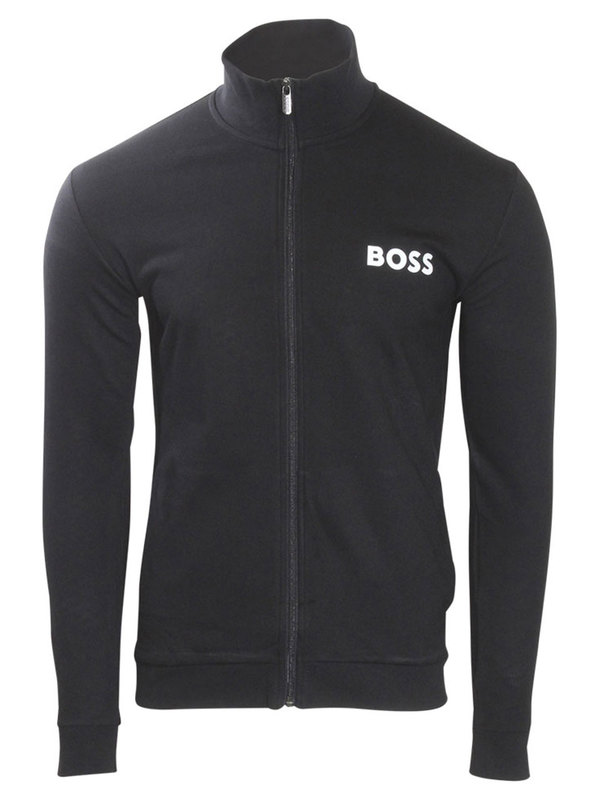 Hugo Boss Men's Ease Jacket Zip-Up Cotton Logo Tracksuit