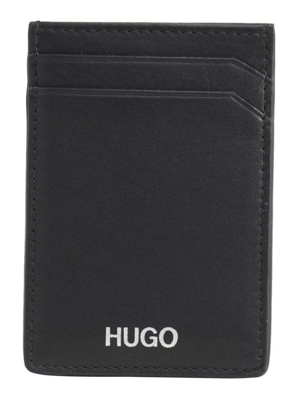  Hugo Boss Men's Genuine Nappa Leather Money Clip Wallet 