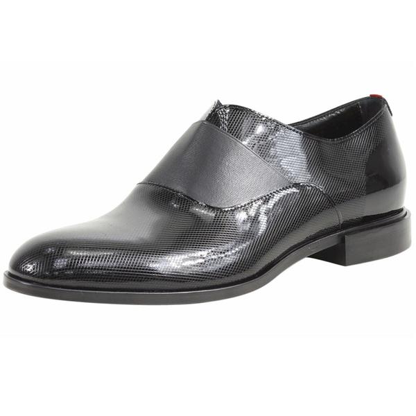  Hugo Boss Men's Grafity Patent Leather Loafers Shoes 