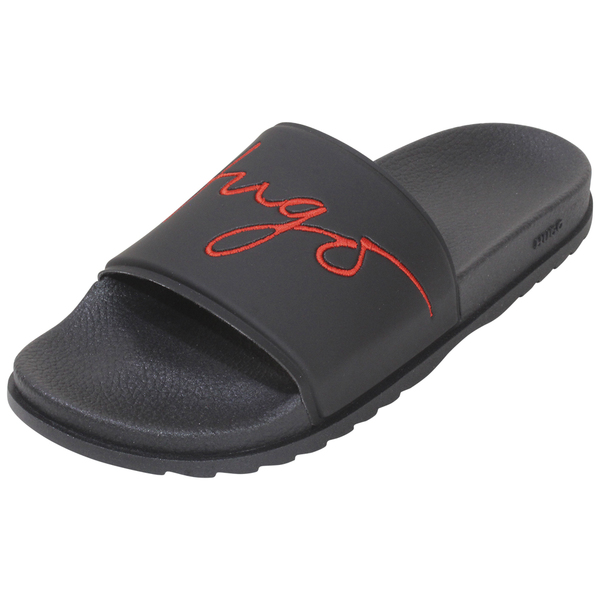  Hugo Boss Men's Match-It Sandals Slides Handwritten Logo Shoes 