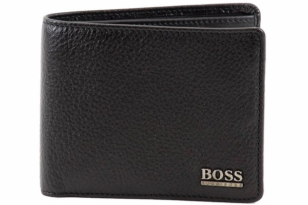 Boss By Hugo Boss Black Leather Bifold Wallet Boss By Hugo Boss | TLC