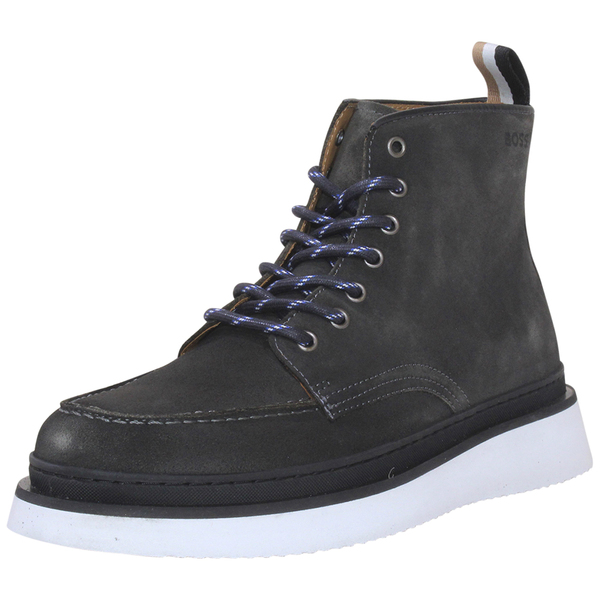  Hugo Boss Men's Rainard Boots Lace-Up Suede Shoes 