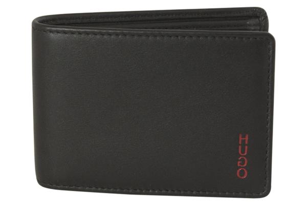  Hugo Boss Men's Subway Genuine Nappa Leather Coin Pouch Wallet 