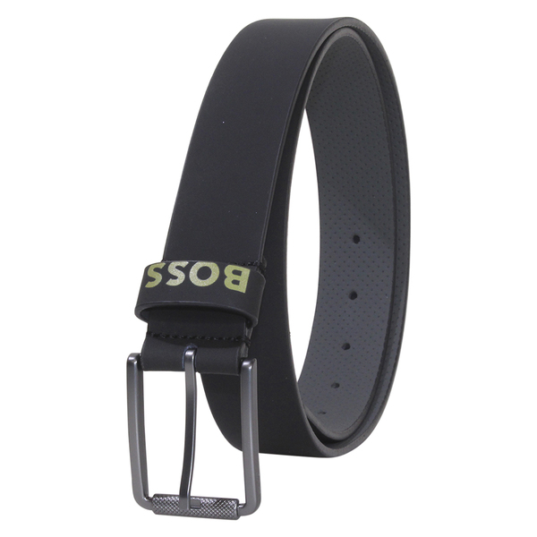  Hugo Boss Men's Tint-Loop-Boss Belt Genuine Leather 