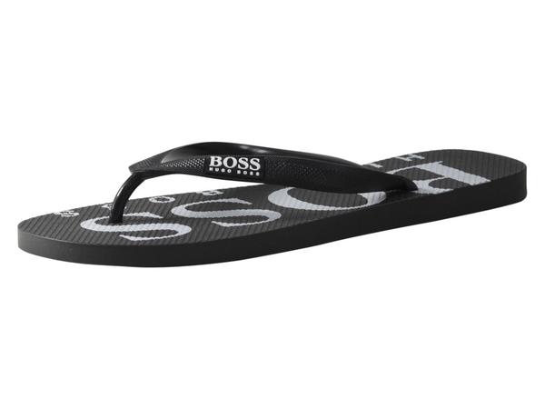  Hugo Boss Men's Wave Logo Flip Flops Sandals Shoes 