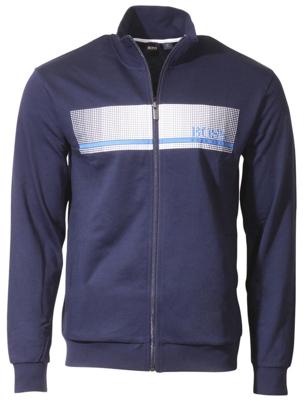 Hugo Boss Men's Zip-Up Track Jacket French Terry Loungewear