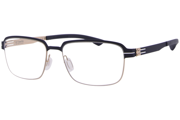  Ic! Berlin Luan Eyeglasses Men's Full Rim Square Shape 