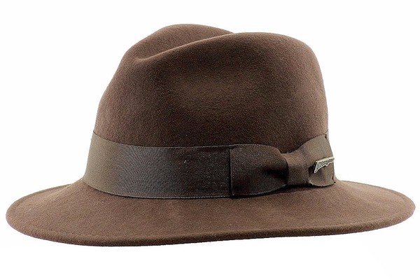  Indiana Jones Men's Crushable Wool Felt Safari Hat 