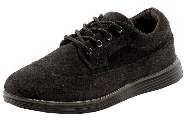  Island Surf Men's Fashion Wingtip Cuddy Suede Shoes 