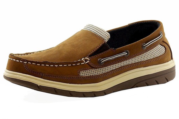  Island Surf Men's Helm Lite Slip On Boat Shoes 