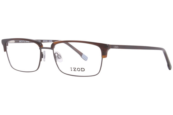  Izod 2091 Eyeglasses Frame Men's Full Rim Rectangular 