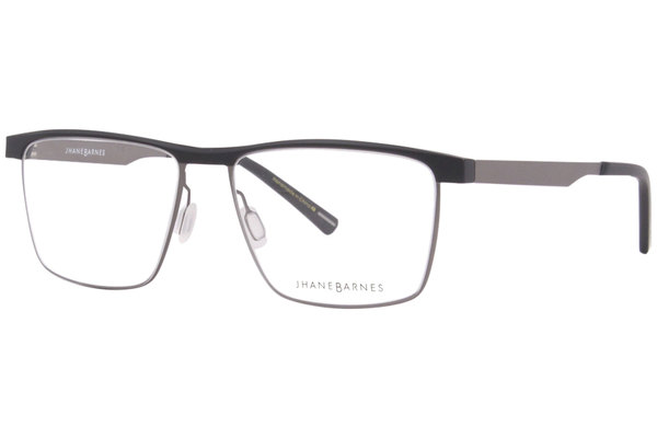  Jhane Barnes Contiguam Eyeglasses Men's Full Rim Rectangle Shape 