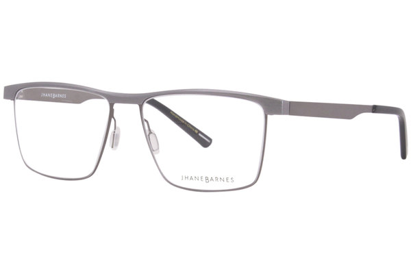  Jhane Barnes Contiguam Eyeglasses Men's Full Rim Rectangle Shape 