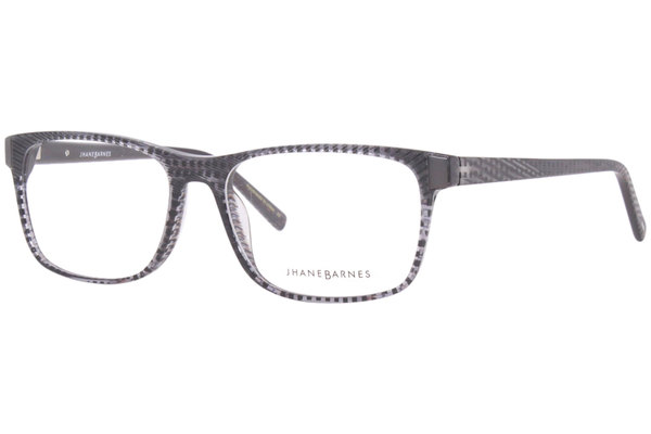 Jhane Barnes Quark Eyeglasses Men's Full Rim Rectangle Shape