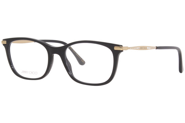 Jimmy Choo JC298 Eyeglasses Women's Full Rim Rectangle Shape