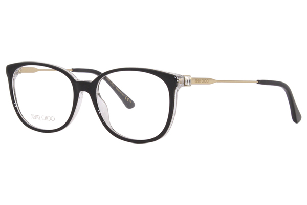 Jimmy Choo JC302 Eyeglasses Women's Full Rim Rectangle Shape